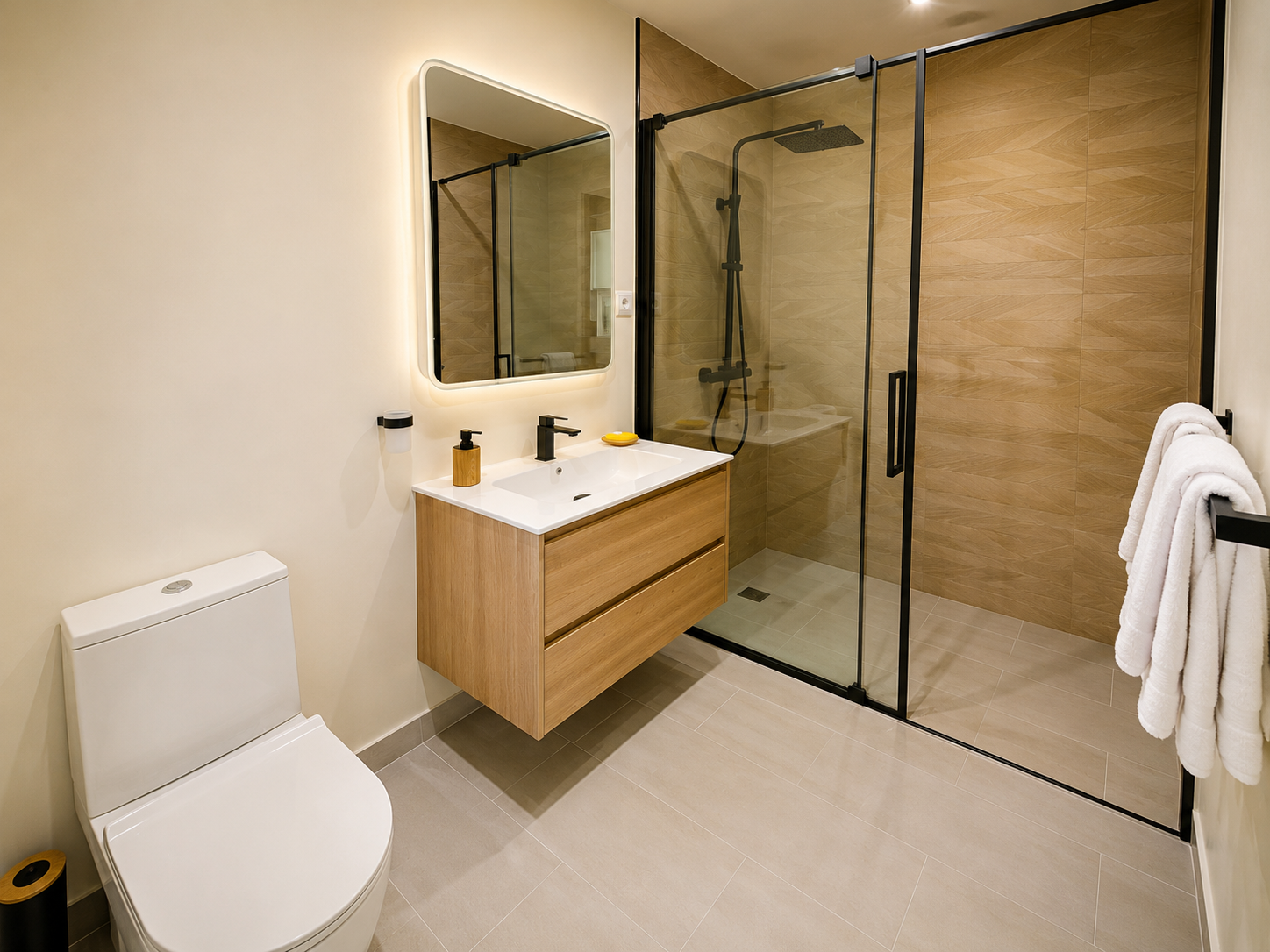 Salle de bain de l’Appartement Happy View à Saint-Martin