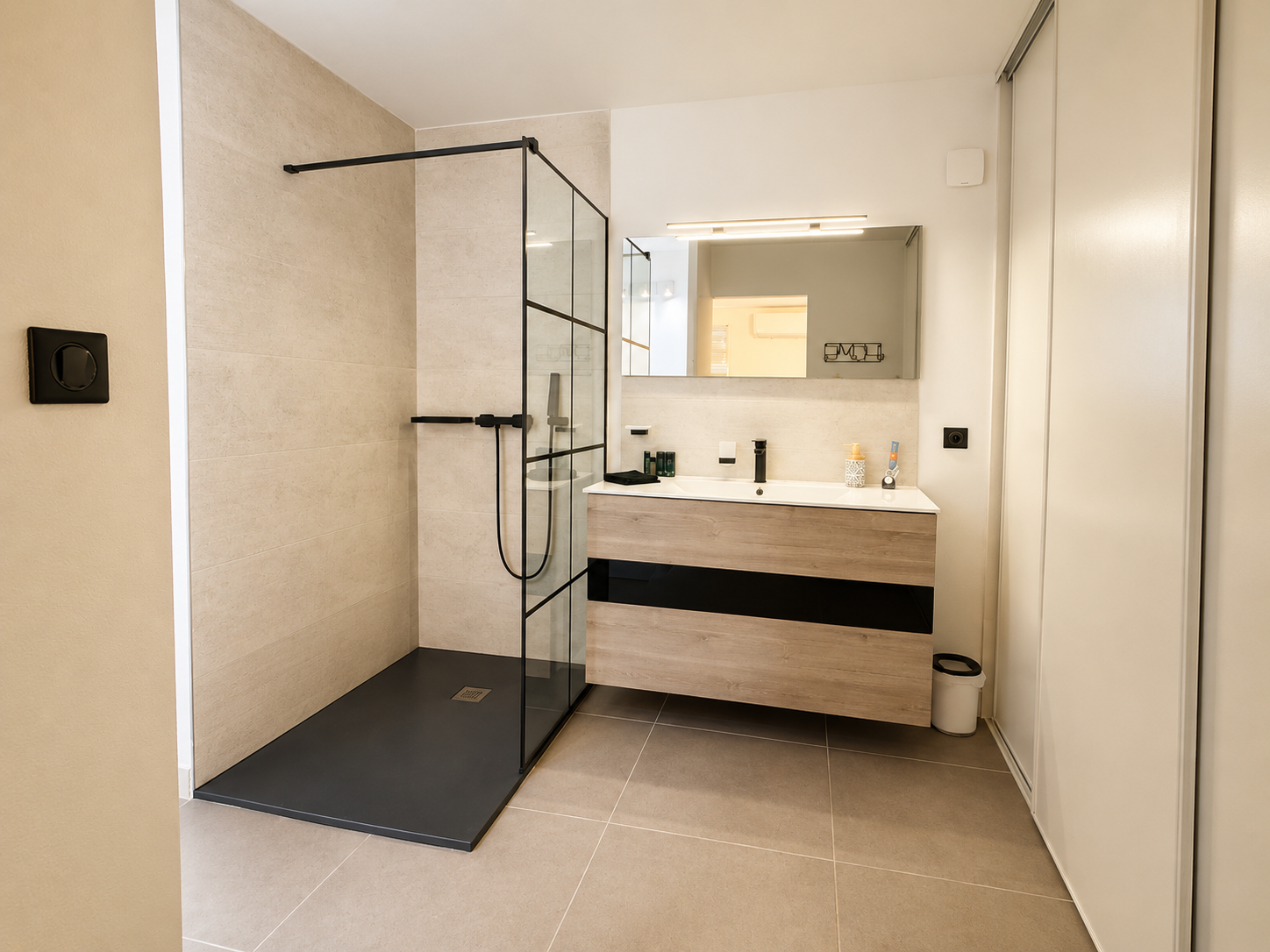 Salle de bain de l’Appartement Sunset à Saint-Martin