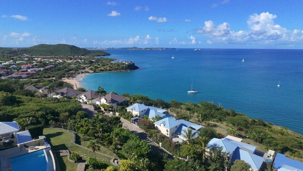 Friar's bay vue de Mont choisy villa Happy View et villa Sunset